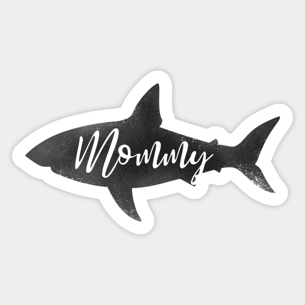 Mommy Shark - Shark family series Sticker by FunkyHusky